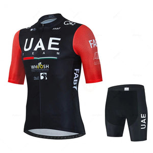 Planet Gates jersey set 12 / XS 2024 Uae Cycling Jersey Set MTB Uniform Bike Clothing Summer Breathable Bicycle Shirt Ropa Ciclismo Bib Pants Maillot Ciclismo