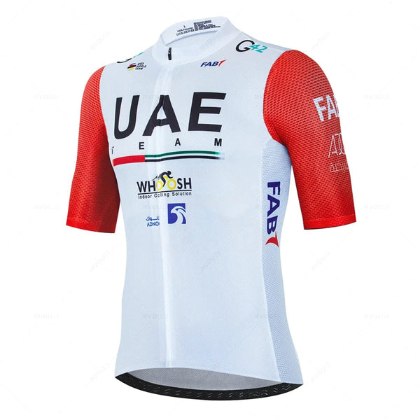 Planet Gates jersey set 12 / XS 2024 Uae Cycling Jersey Set MTB Uniform Bike Clothing Summer Breathable Bicycle Shirt Ropa Ciclismo Bib Pants Maillot Ciclismo