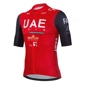 Planet Gates jersey set 12 / XS 2024 Uae Cycling Jersey Set MTB Uniform Bike Clothing Summer Breathable Bicycle Shirt Ropa Ciclismo Bib Pants Maillot Ciclismo