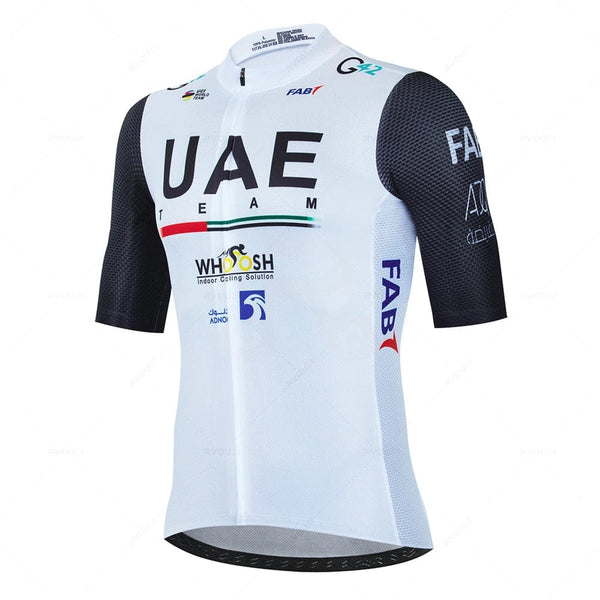 Planet Gates jersey set 12 / XS 2024 Uae Cycling Jersey Set MTB Uniform Bike Clothing Summer Breathable Bicycle Shirt Ropa Ciclismo Bib Pants Maillot Ciclismo