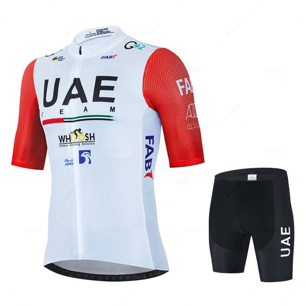 Planet Gates jersey set 12 / XS 2024 Uae Cycling Jersey Set MTB Uniform Bike Clothing Summer Breathable Bicycle Shirt Ropa Ciclismo Bib Pants Maillot Ciclismo