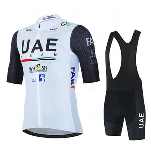 Planet Gates jersey set 12 / XS 2024 Uae Cycling Jersey Set MTB Uniform Bike Clothing Summer Breathable Bicycle Shirt Ropa Ciclismo Bib Pants Maillot Ciclismo