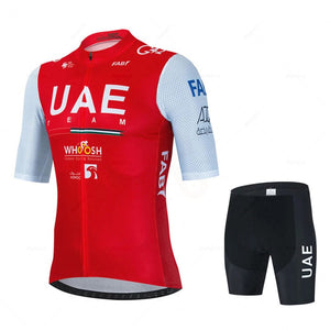 Planet Gates jersey set 12 / XS 2024 Uae Cycling Jersey Set MTB Uniform Bike Clothing Summer Breathable Bicycle Shirt Ropa Ciclismo Bib Pants Maillot Ciclismo