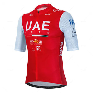 Planet Gates jersey set 12 / XS 2024 Uae Cycling Jersey Set MTB Uniform Bike Clothing Summer Breathable Bicycle Shirt Ropa Ciclismo Bib Pants Maillot Ciclismo