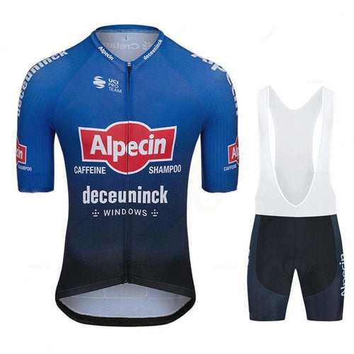 Planet Gates jersey set 16 / S 2023 Alpecin Fenix Cycling Jersey Set Men's Road Bike Shirts Suit Bicycle Bib Shorts MTB Wear Maillot Culotte Cycling Clothing