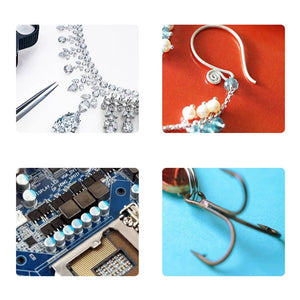 Planet Gates Jewelry Accessories Repair Making Kit Cutting/Bending Copper Wire Small Pliers Tweezers Scissors Opener Ring Tools Bag Pliers