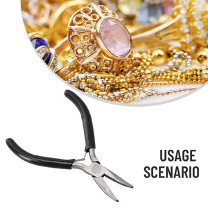 Planet Gates Jewelry Accessories Repair Making Kit Cutting/Bending Copper Wire Small Pliers Tweezers Scissors Opener Ring Tools Bag Pliers