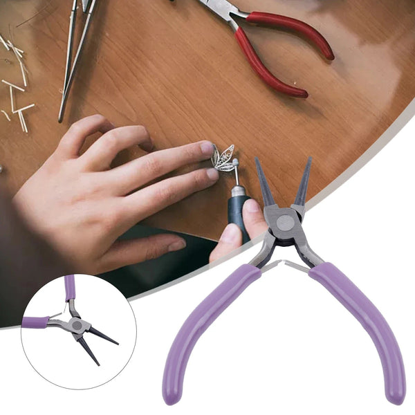 Planet Gates Jewelry Accessories Repair Making Kit Cutting/Bending Copper Wire Small Pliers Tweezers Scissors Opener Ring Tools Bag Pliers