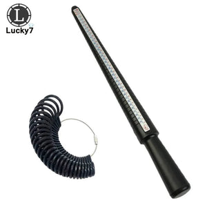 Planet Gates Jewelry Tools Ring Size Mandrel Stick Finger Gauge Ring Sizer Measuring Jewelry Tool Set Ring Size