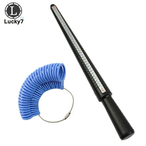 Planet Gates Jewelry Tools Ring Size Mandrel Stick Finger Gauge Ring Sizer Measuring Jewelry Tool Set Ring Size