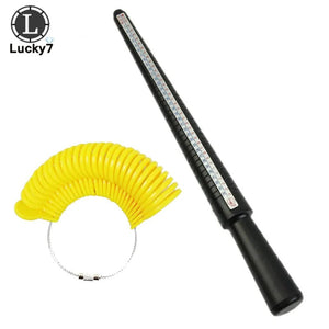 Planet Gates Jewelry Tools Ring Size Mandrel Stick Finger Gauge Ring Sizer Measuring Jewelry Tool Set Ring Size