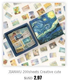 Planet Gates JIANWU A4 Morandi File Bag 100 Pages Data Book Large Capacity File Folder Portfolio Office Stationery