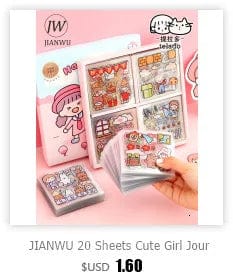 Planet Gates JIANWU A4 Morandi File Bag 100 Pages Data Book Large Capacity File Folder Portfolio Office Stationery