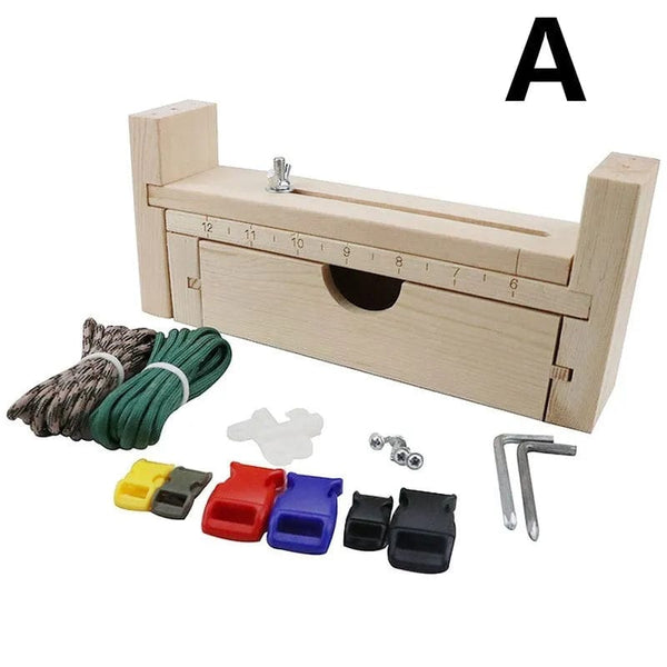 Planet Gates Jig A Diy Tool Bracelet Woven Workbench Length Adjustable Manual Wooden Paracord Jigs Set Rope Weaving Maker Platform