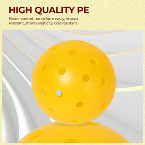 Planet Gates JIKEGO Competition Grade Outdoor Pickleball Balls 74mm 40 Holes 8 12 16 Packs PE 26g Yellow Green Accessories Training