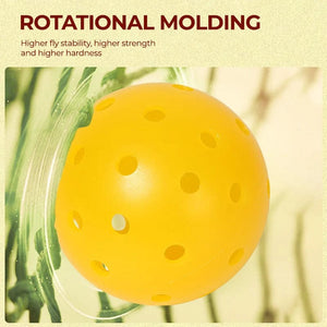 Planet Gates JIKEGO Competition Grade Outdoor Pickleball Balls 74mm 40 Holes 8 12 16 Packs PE 26g Yellow Green Accessories Training