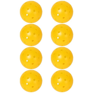 Planet Gates JIKEGO Competition Grade Outdoor Pickleball Balls 74mm 40 Holes 8 12 16 Packs PE 26g Yellow Green Accessories Training