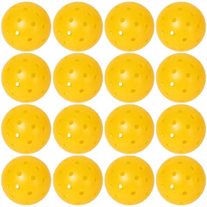 Planet Gates JIKEGO Competition Grade Outdoor Pickleball Balls 74mm 40 Holes 8 12 16 Packs PE 26g Yellow Green Accessories Training