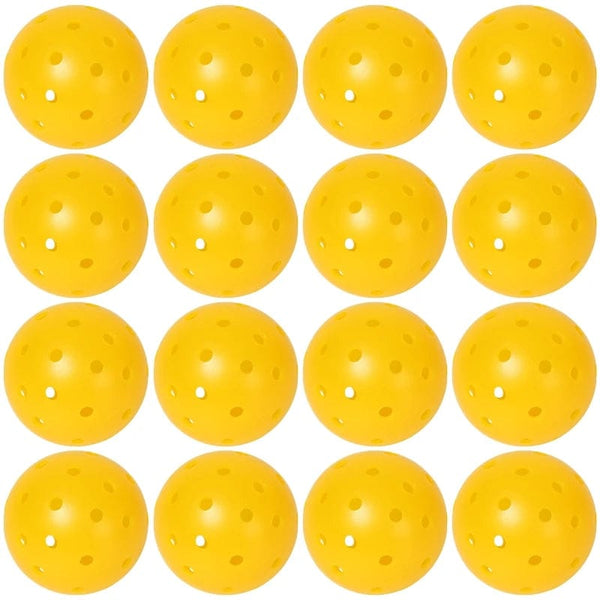 Planet Gates JIKEGO Competition Grade Outdoor Pickleball Balls 74mm 40 Holes 8 12 16 Packs PE 26g Yellow Green Accessories Training