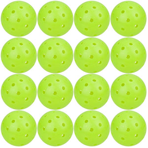 Planet Gates JIKEGO Competition Grade Outdoor Pickleball Balls 74mm 40 Holes 8 12 16 Packs PE 26g Yellow Green Accessories Training