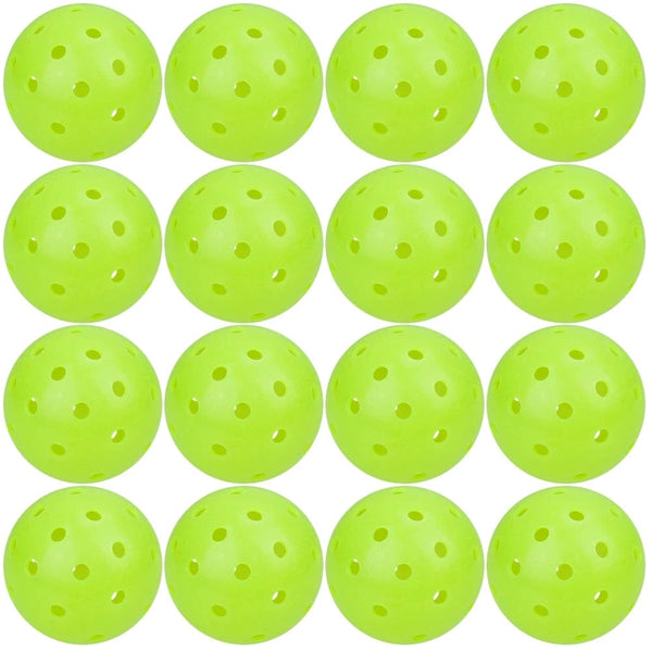 Planet Gates JIKEGO Competition Grade Outdoor Pickleball Balls 74mm 40 Holes 8 12 16 Packs PE 26g Yellow Green Accessories Training