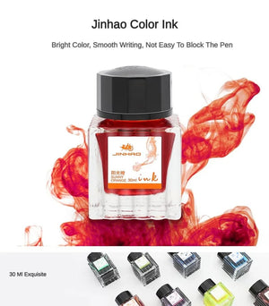Planet Gates JINHAO 50ml/30ml Various Color Ink Glass Bottled Ink Fountain Pen Ink Refill Cartridge School Writing Office Supplies Stationery