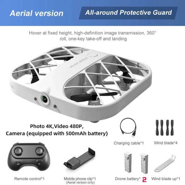 Planet Gates JJRC H107 Mini Drone Dron 8K 4K Quadcopter with Camera Real-Time Transmission Mini Pocket UFO Small Remote Control Plane Toy Boy