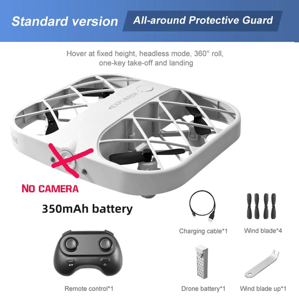 Planet Gates JJRC H107 Mini Drone Dron 8K 4K Quadcopter with Camera Real-Time Transmission Mini Pocket UFO Small Remote Control Plane Toy Boy