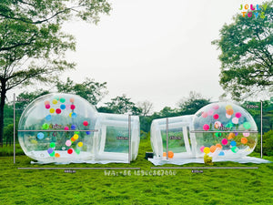Planet Gates JOLLY TOYS Balloon inflatable bubble house with trampoline and transparent dome PVC material free shipping with blower
