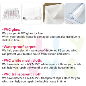 Planet Gates JOLLY TOYS Balloon inflatable bubble house with trampoline and transparent dome PVC material free shipping with blower