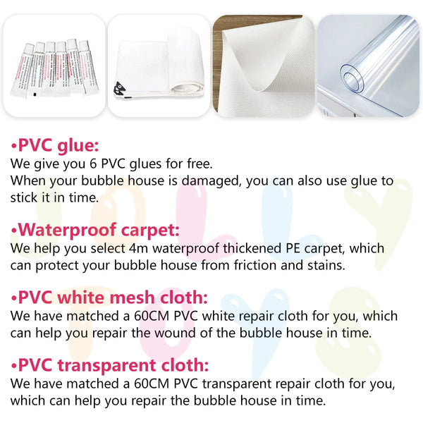 Planet Gates JOLLY TOYS Balloon inflatable bubble house with trampoline and transparent dome PVC material free shipping with blower