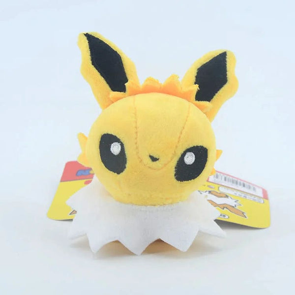 Planet Gates Jolteon / 10cm Pokemon Eevee Stuffed Plush Doll Q Version Sylveon Eeveelution Glaceon Leafeon Umbreon Espeon Jolteon Vaporeon Pet Elves Gift