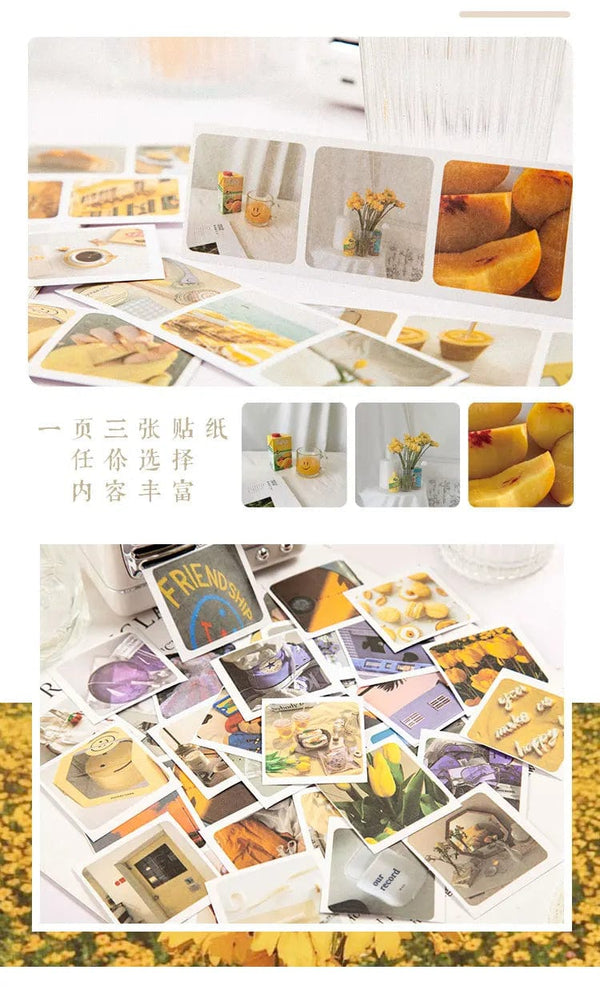 Planet Gates Journamm 30pcs/pack 90patterns/pack Ins Material Stickers Book Scrapbooking Junk Journal Creative Stationery DIY Deco Stickers