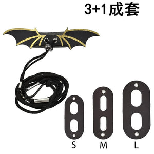 Planet Gates JS 1 Adjustable Bearded Dragon Leash Harness set Wings Costume Clothes From Baby To Juvenile Lizard Iguana Gecko Chameleon Walking