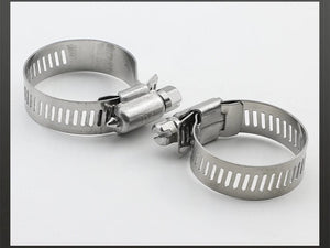 Planet Gates JUIDINTO 2-10pcs Adjustable Worm Gear Hose Clamp Stainless Steel 6-95mm Hose Clip Lock for Water and Gas Pipes