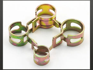 Planet Gates JUIDINTO 20pcs Fuel line Spring Clamp 6-15mm Spring Clip Fuel Oil Line Silicone Vacuum Hose Clamps Carbon Steel Zinc Plated Clip