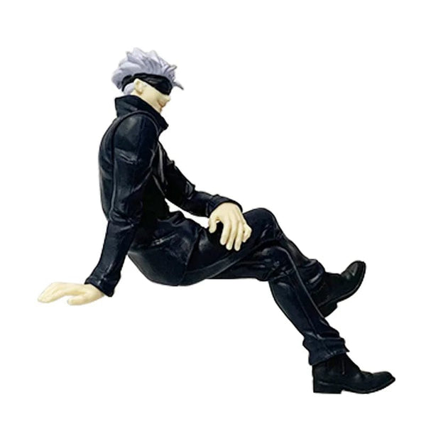 Planet Gates Jujutsu Kaisen 11cm 14cm Sitting Satoru Gojo Figure With Chair Break Time Collection Model Anime Decoration Toys Gifts