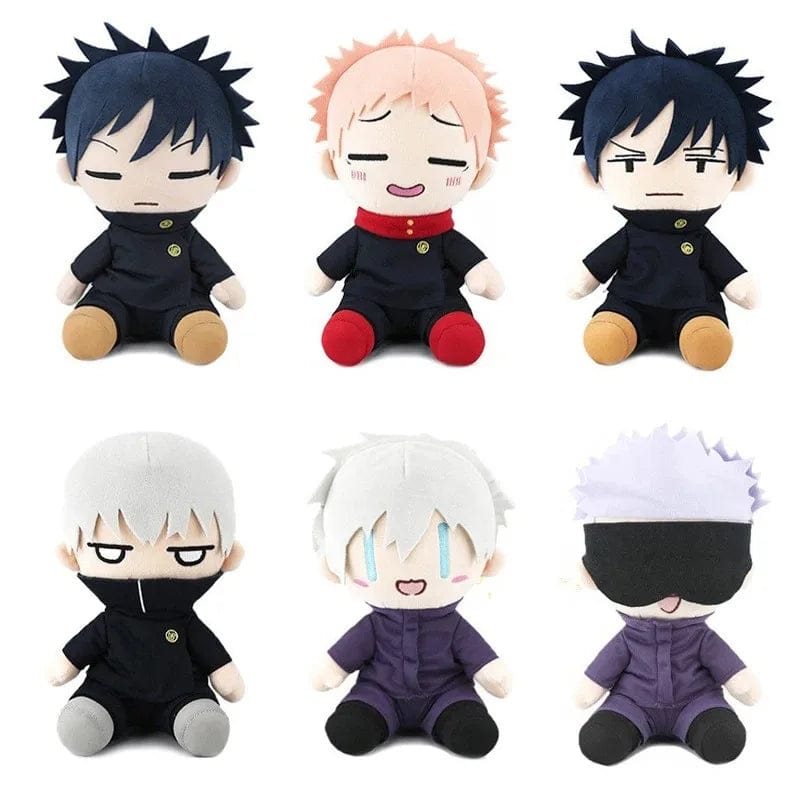 Planet Gates Jujutsu Kaisen Plush Satoru Gojo Fushiguro Megumi Itadori Yuji Inumaki Toge Anime Figure Stuffed Kawaii Doll Children's gift toy