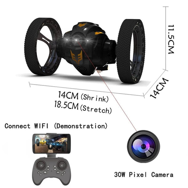 Planet Gates Jump Rc Stunt Car Toys for Boys Kids Girls Electric Off Road Remote Control Vehicles Children 2 To 4 3 5 6 7 8 9 Years Old Gifts