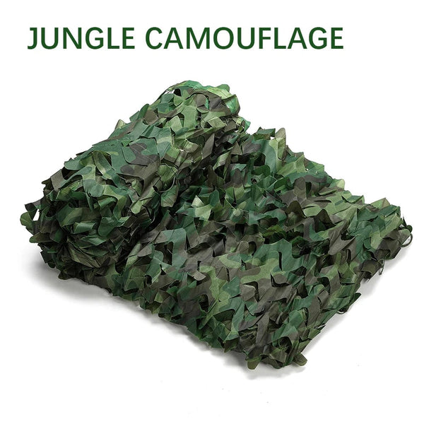 Planet Gates JUNGLE CAMOUFLAGE / 3m x 5m 1.5x3m /2x10m Hunting Military Camouflage Nets Woodland Army training Camo netting Car Covers Tent Shade Camping Sun Shelter