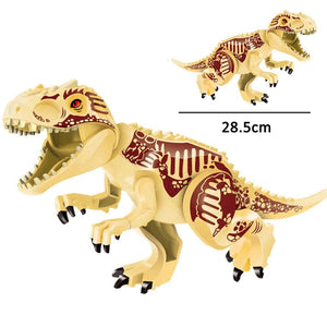 Planet Gates Jurassic Dino World Large Dinosaurs Figures Bricks Building Blocks Velociraptor T-Rex Triceratops Indominus Rex Toys For Kids