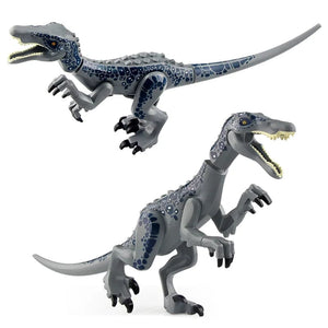 Planet Gates Jurassic Dino World Large Dinosaurs Figures Bricks Building Blocks Velociraptor T-Rex Triceratops Indominus Rex Toys For Kids