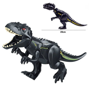 Planet Gates Jurassic Dino World Large Dinosaurs Figures Bricks Building Blocks Velociraptor T-Rex Triceratops Indominus Rex Toys For Kids
