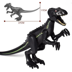 Planet Gates Jurassic Dino World Large Dinosaurs Figures Bricks Building Blocks Velociraptor T-Rex Triceratops Indominus Rex Toys For Kids