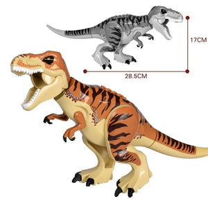 Planet Gates Jurassic Dino World Large Dinosaurs Figures Bricks Building Blocks Velociraptor T-Rex Triceratops Indominus Rex Toys For Kids