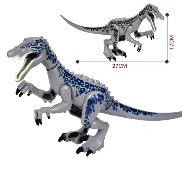 Planet Gates Jurassic Dino World Large Dinosaurs Figures Bricks Building Blocks Velociraptor T-Rex Triceratops Indominus Rex Toys For Kids