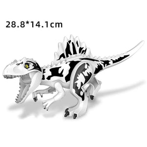 Planet Gates Jurassic Dino World Large Dinosaurs Figures Bricks Building Blocks Velociraptor T-Rex Triceratops Indominus Rex Toys For Kids