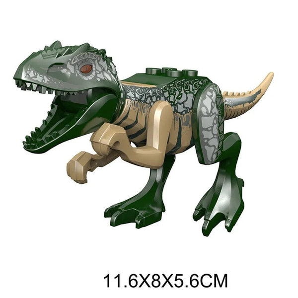 Planet Gates Jurassic Dino World Large Dinosaurs Figures Bricks Building Blocks Velociraptor T-Rex Triceratops Indominus Rex Toys For Kids