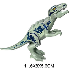 Planet Gates Jurassic Dino World Large Dinosaurs Figures Bricks Building Blocks Velociraptor T-Rex Triceratops Indominus Rex Toys For Kids