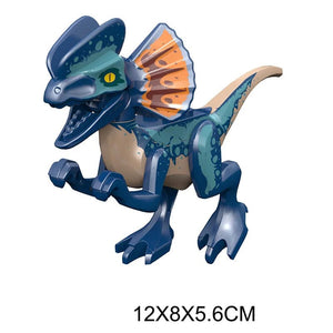 Planet Gates Jurassic Dino World Large Dinosaurs Figures Bricks Building Blocks Velociraptor T-Rex Triceratops Indominus Rex Toys For Kids